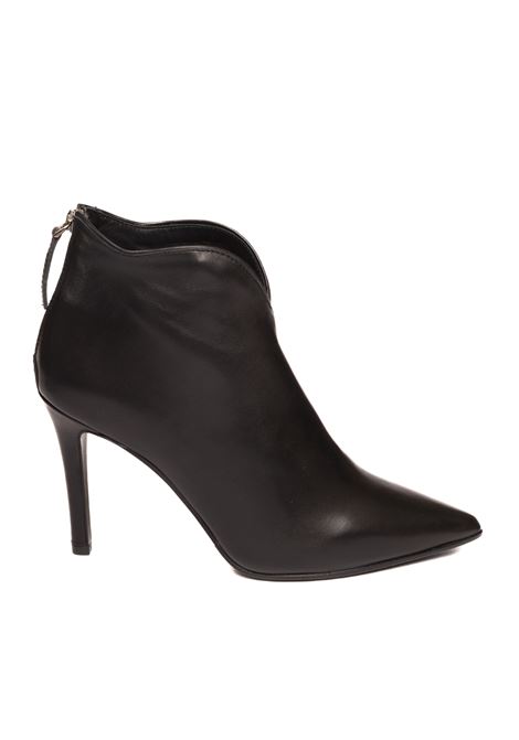 Black leather ankle boot FRANCO RUSSO | 6520NAPPA-NERO